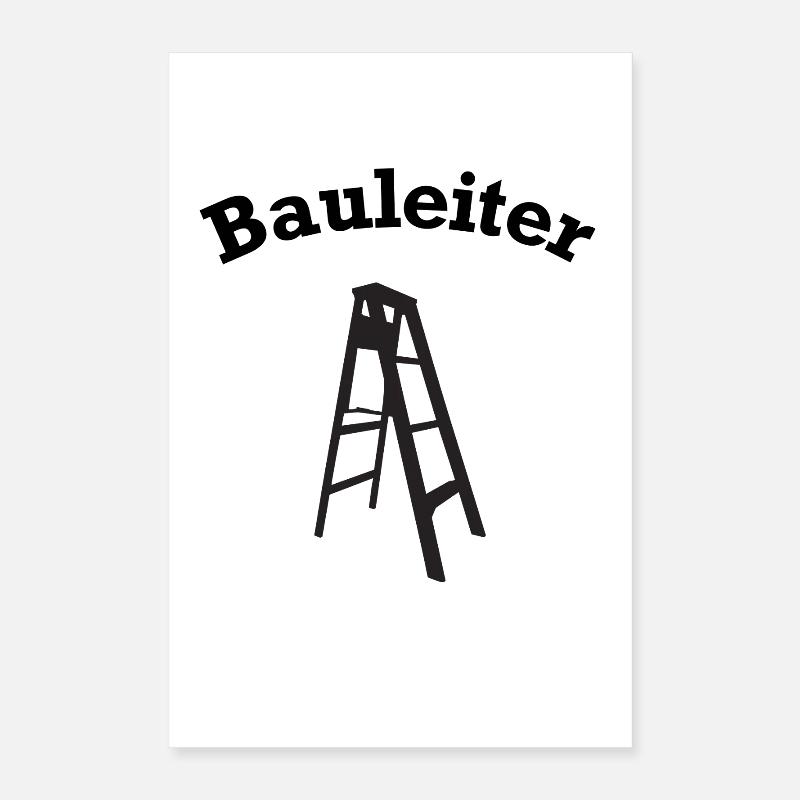 Chef de chantier Poster 40 x 60 cm