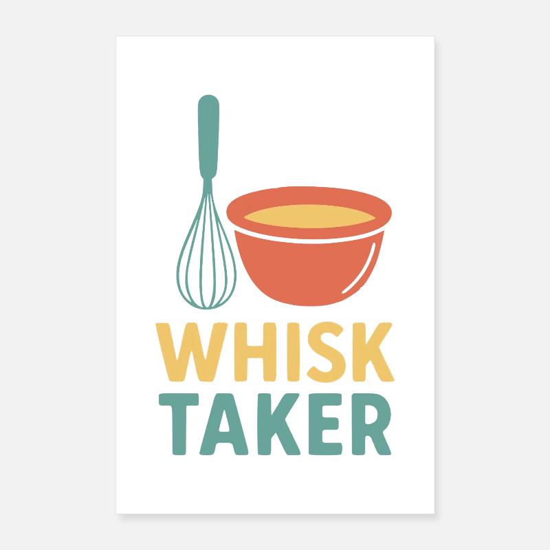 Fouet Taker Illustration Design Poster 40 x 60 cm