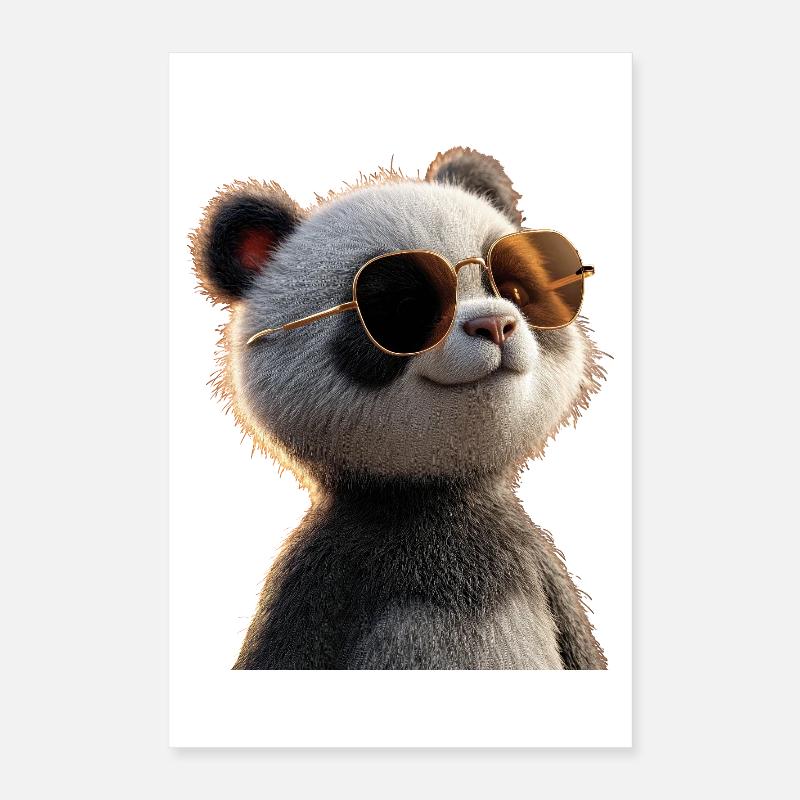 Panda Ours Pandas Géants Panda Géant Mignon Panda Ours Panda Poster 40 x 60 cm