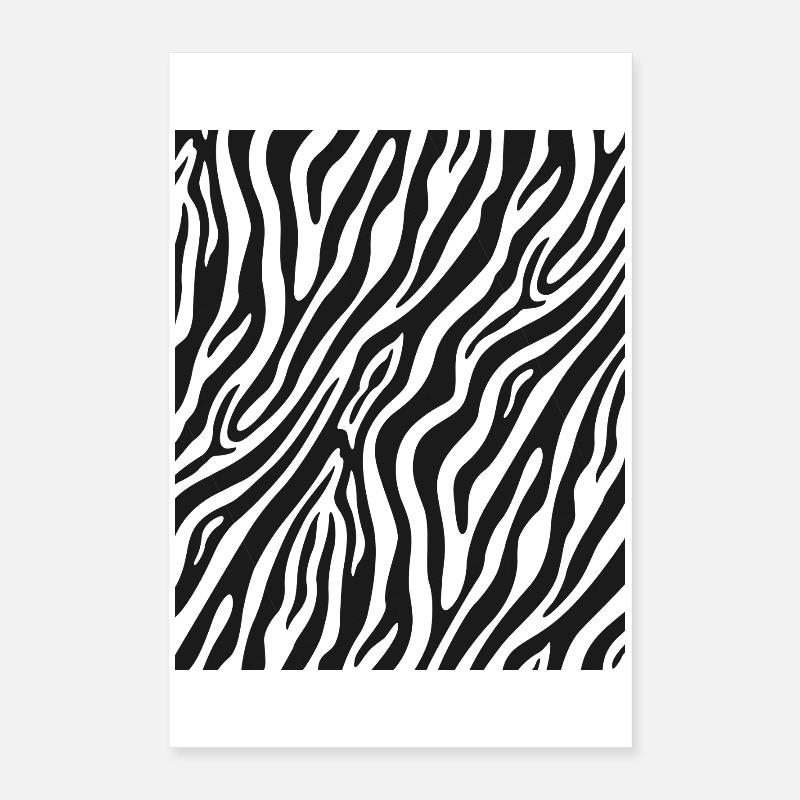 Zebra Muster Poster 40x60 cm