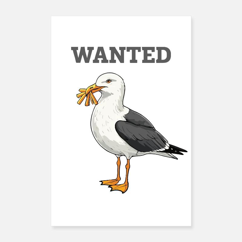 Gesuchte Pommes-möwe Poster 40x60 cm