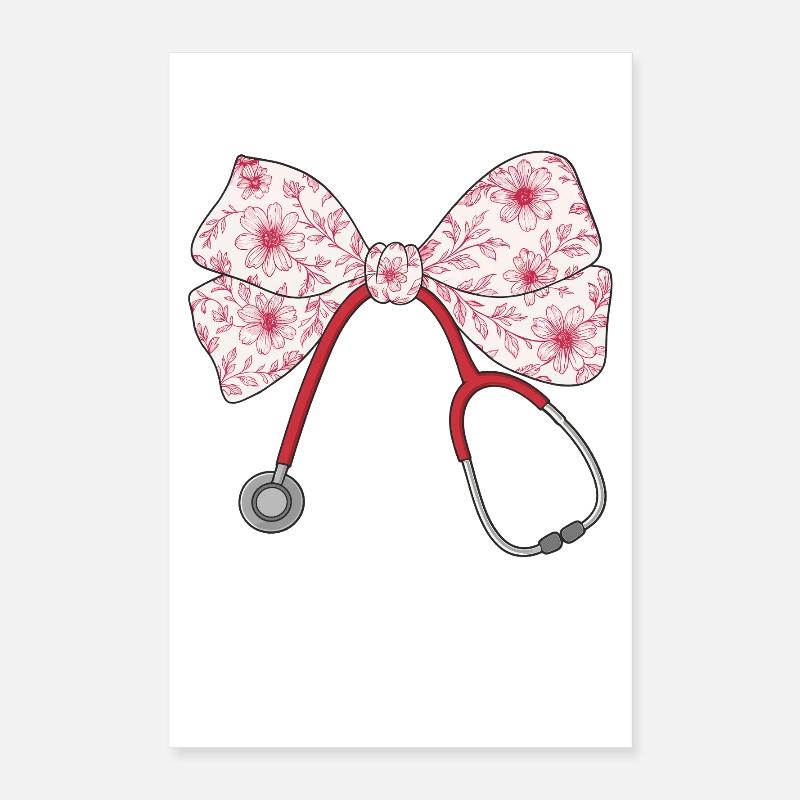 Nurse, Stethoscope, Loop Poster 16" x 24" (40x60 cm)