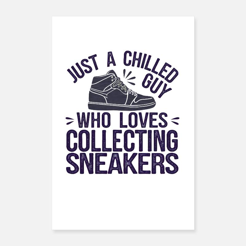 Imprimé collector de baskets décontractées Poster 40 x 60 cm