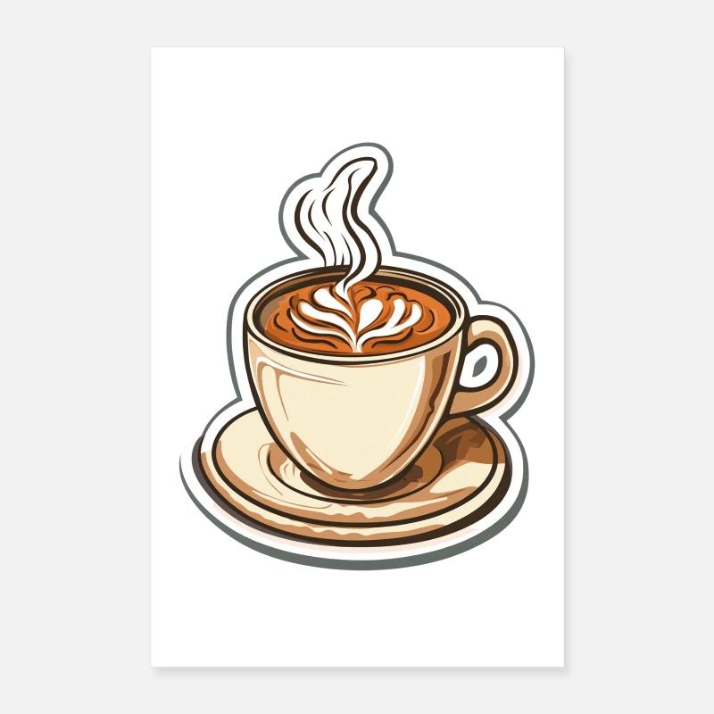 Café Poster 40 x 60 cm