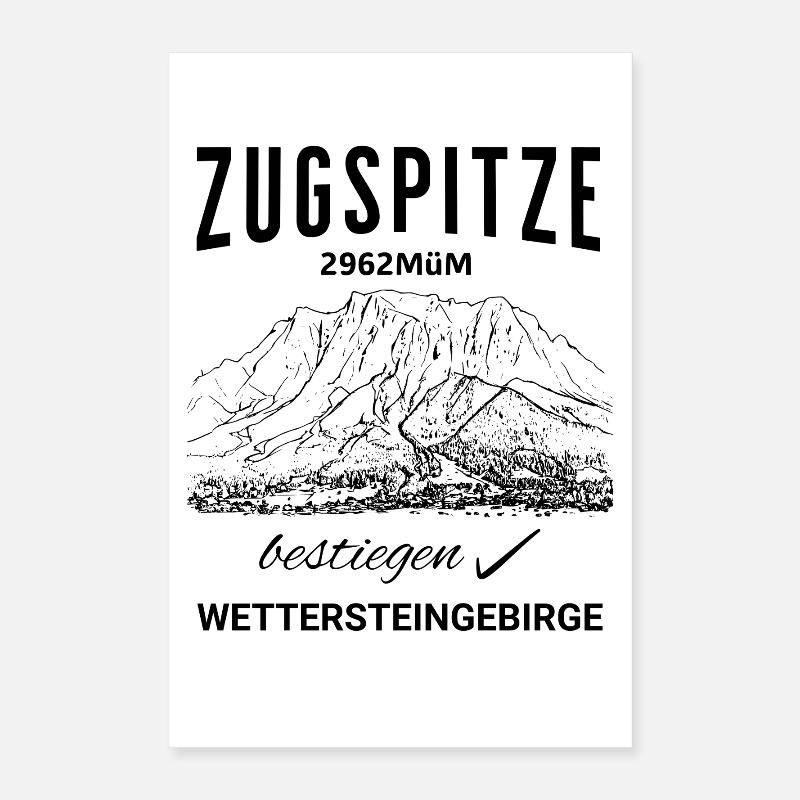 Zugspitze Wettersteingebirge Poster 40x60 cm