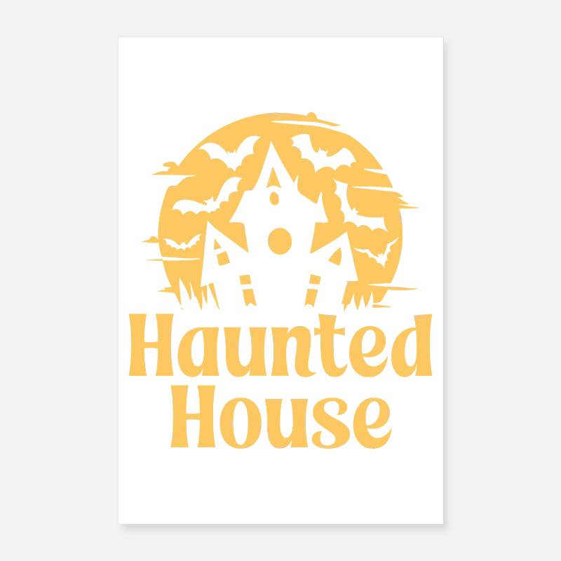 maison hantée Poster 40 x 60 cm