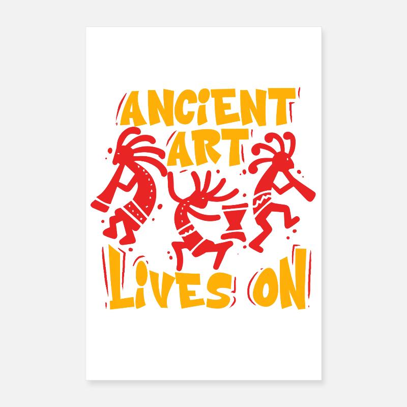Petroglyphe Petroglyphen Ancient Art Lives On Poster 40x60 cm
