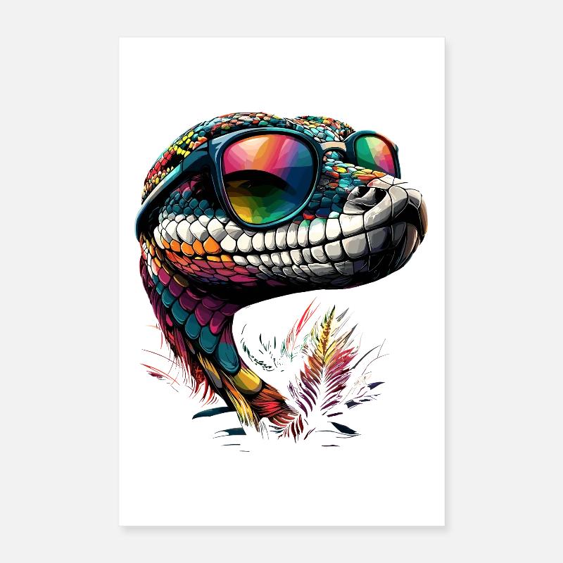 snake, python, cobra, rattlesnake, snakes Poster 16" x 24" (40x60 cm)