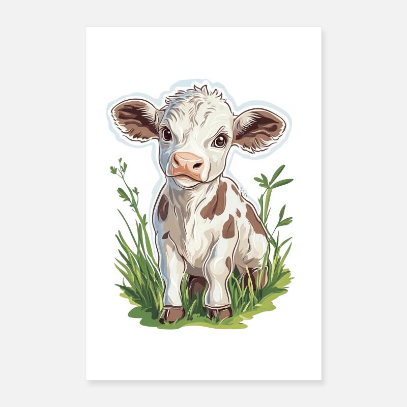 Vache Poster 40 x 60 cm