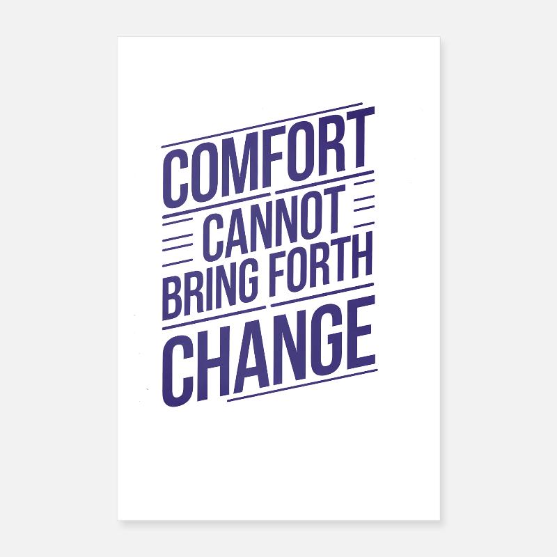Renforcement du changement, Citation, Design Poster 40 x 60 cm