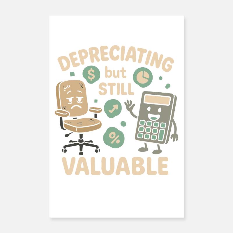 Buchhaltungsstudent Cpa Im Training Excel -witze Poster 40x60 cm