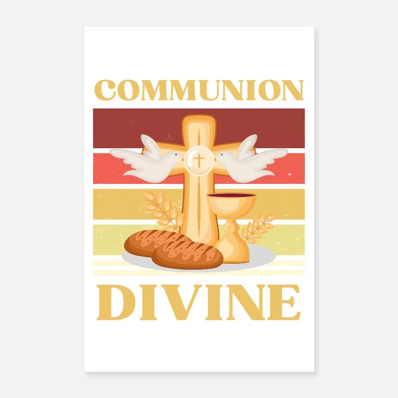 DIVINE COMMUNION - FIRST COMMUNION Poster 16" x 24" (40x60 cm)