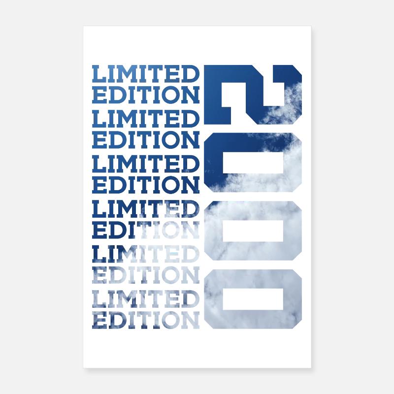 26 ANS ÉDITION LIMITÉE 2000 26E ANNIVERSAIRE Poster 40 x 60 cm