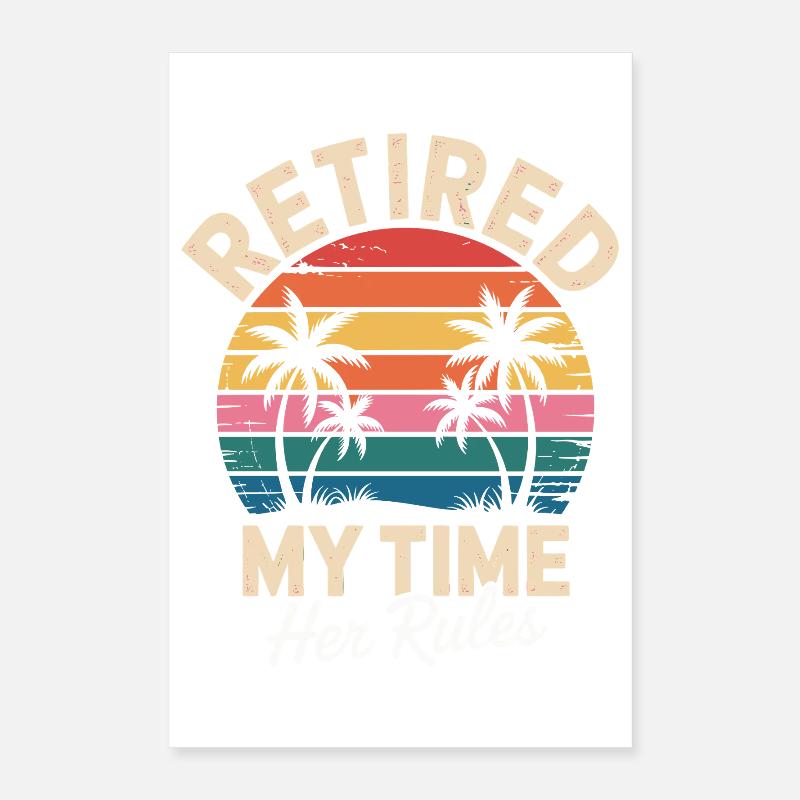 Retraite des retraités Poster 40 x 60 cm
