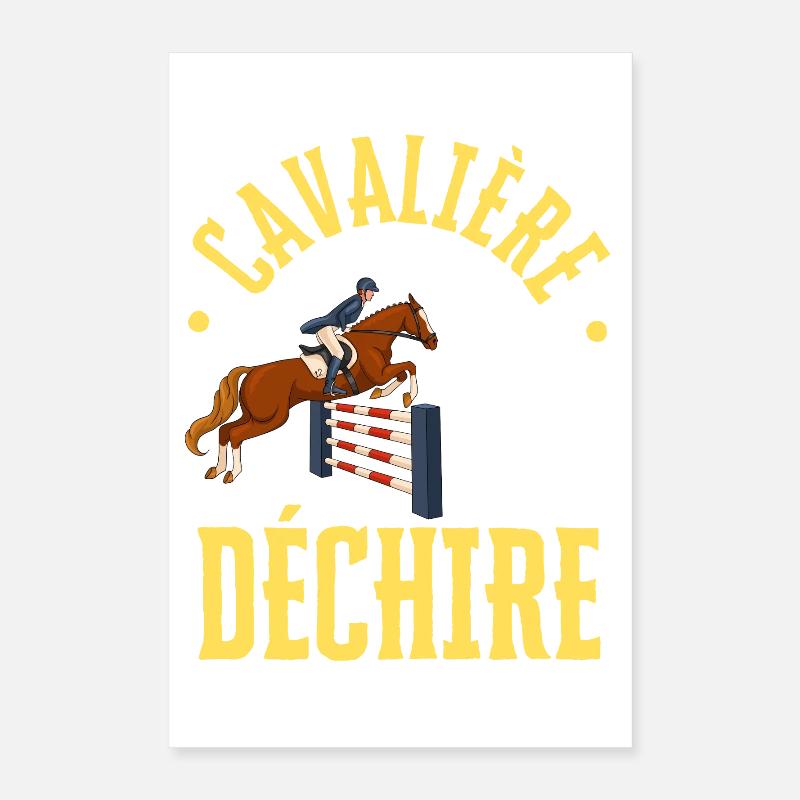 Ripping Rider - Springreiten Poster 40x60 cm
