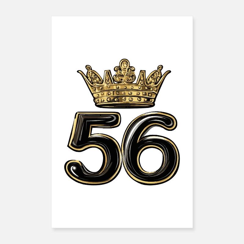 56 Number Krone Poster 16" x 24" (40x60 cm)