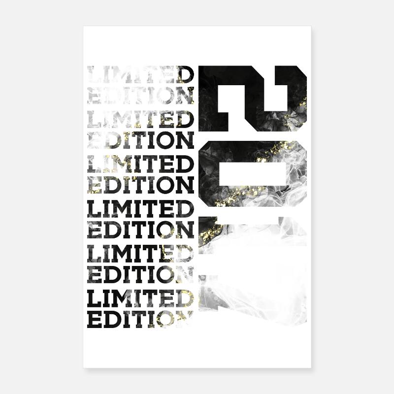9 ANS ÉDITION LIMITÉE 2017 9E ANNIVERSAIRE Poster 40 x 60 cm
