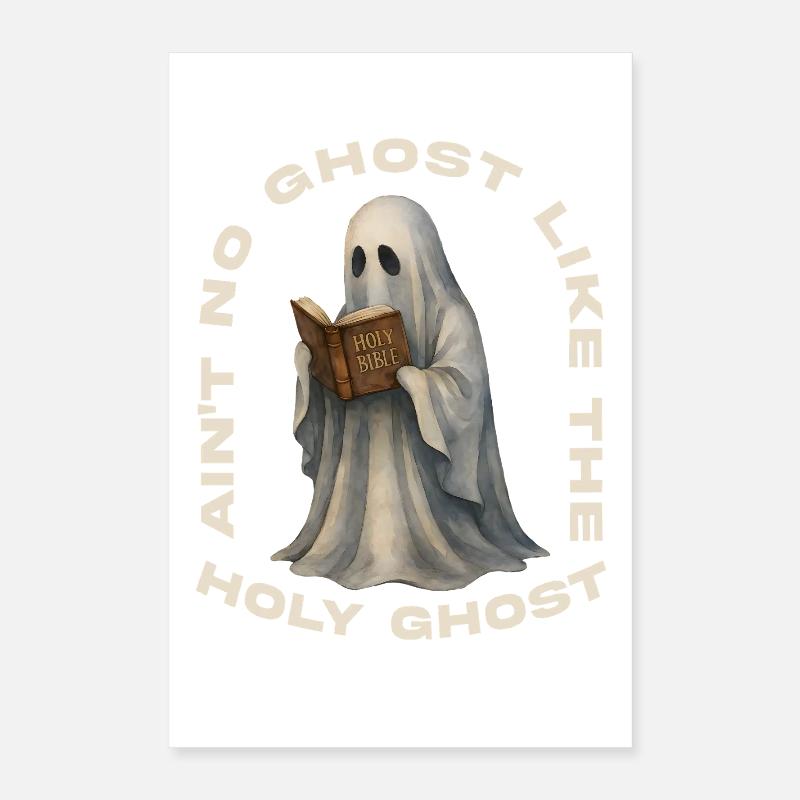 Lesender Geist mit Bibel Poster 40x60 cm