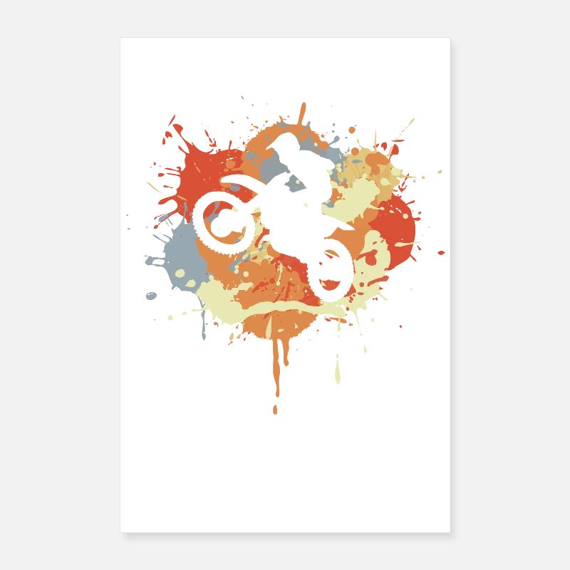Motocross Graffiti Poster 40 x 60 cm
