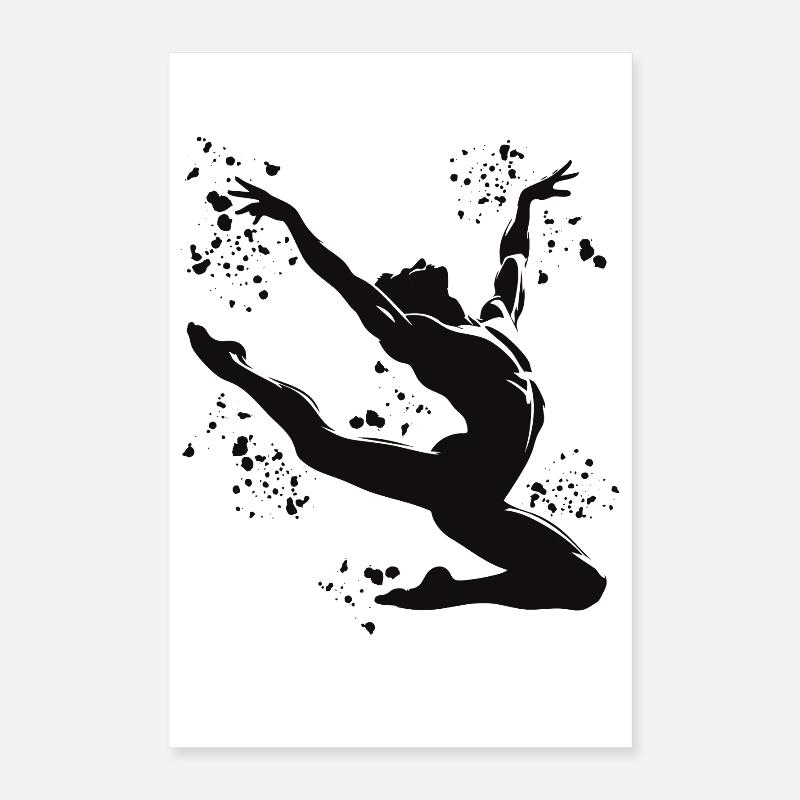 Turner Boden Kunstturnen Poster 40x60 cm