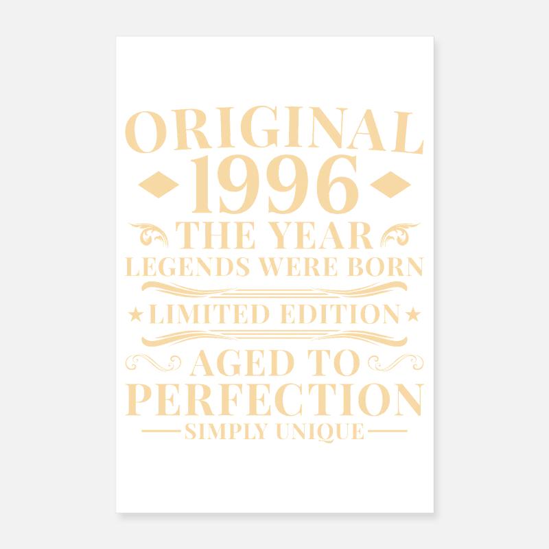 Original 1996 Millésime 30e anniversaire Poster 40 x 60 cm