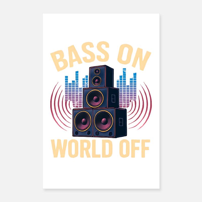 Techno Rave Poster 40 x 60 cm