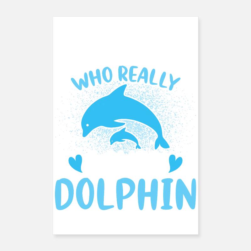 Delfin Poster 40x60 cm
