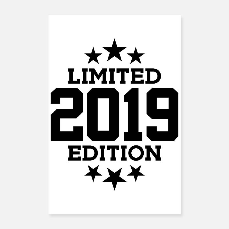ÉDITION LIMITÉE 7E ANNIVERSAIRE 2019 Poster 40 x 60 cm