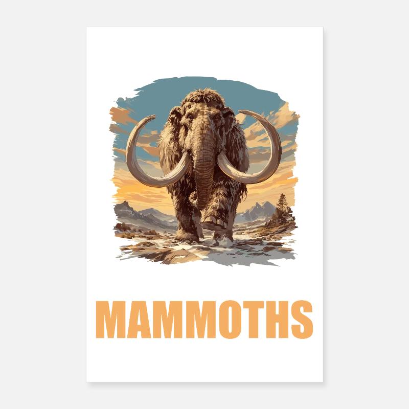 Mammuts Mammut Poster 40x60 cm