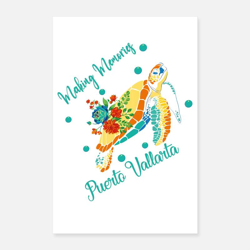 Souvenirs de vacances à Puerto Vallarta Poster 40 x 60 cm