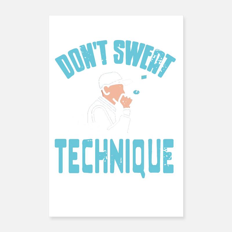 Ne vous inquiétez pas de la technique Rap Maîtrise lyrique Poster 40 x 60 cm