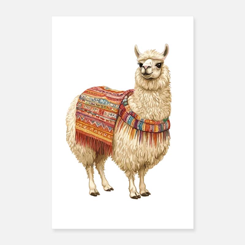 lama Poster 40 x 60 cm