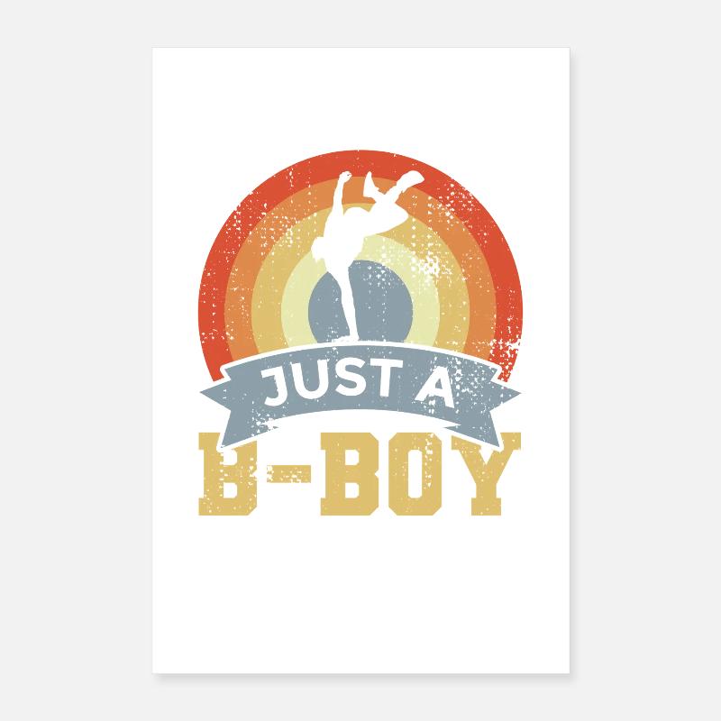 Breakdancer Junge Poster 40x60 cm