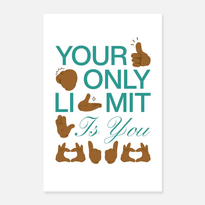 Acceptance instead of prejudice Poster 16" x 24" (40x60 cm)