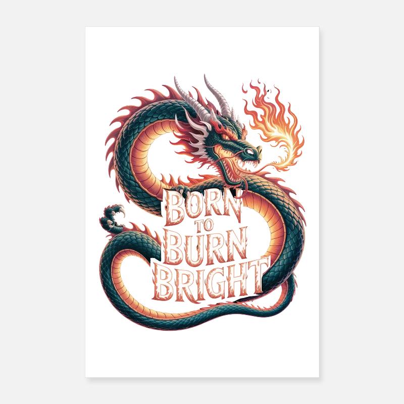 Dragon – Né pour brûler Poster 40 x 60 cm