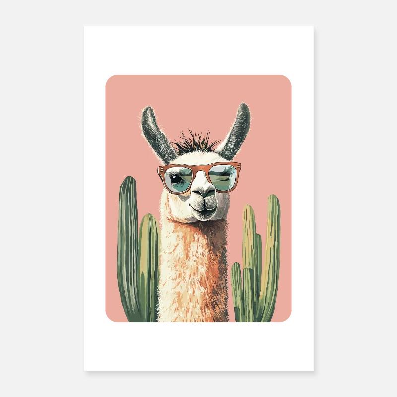 Lama Poster 40x60 cm