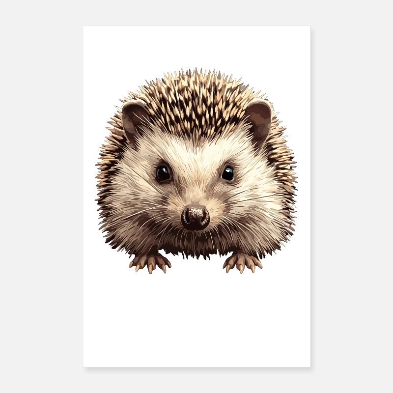 Hérisson Poster 40 x 60 cm