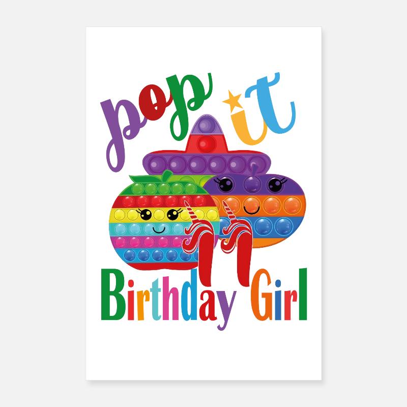 pop-it Geburtstagskind 11 Poster 40x60 cm