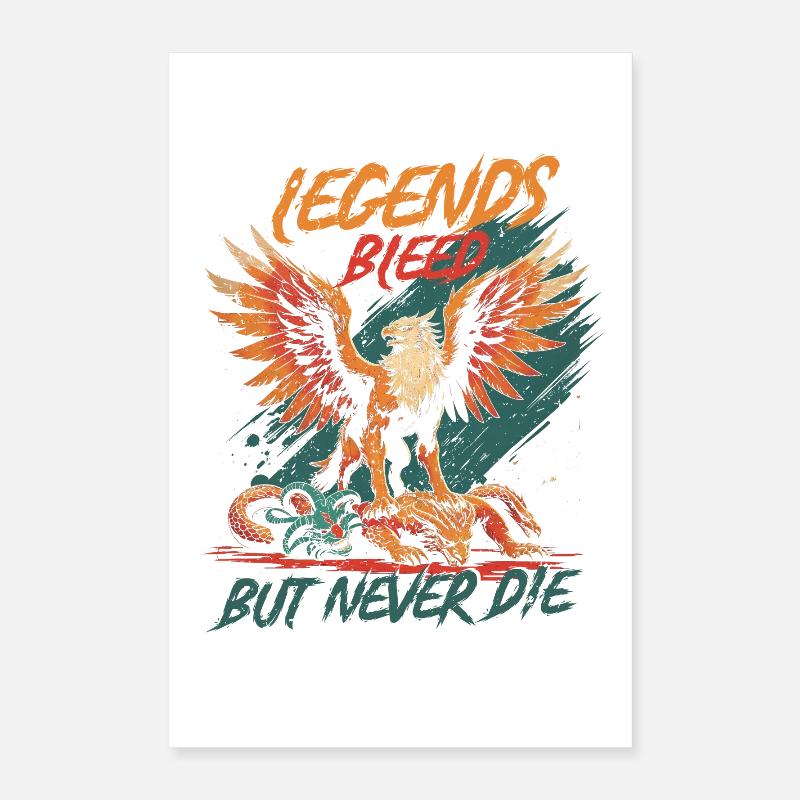 Griffin Mythological Creatures Poster 16" x 24" (40x60 cm)