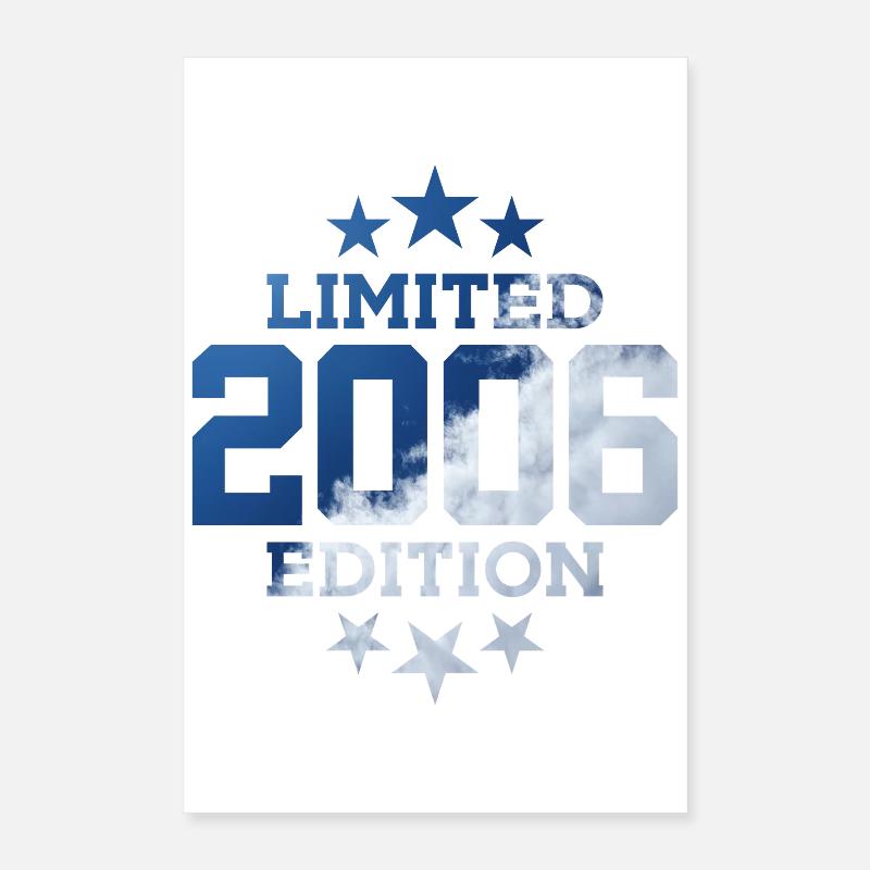 LIMITED EDITION 2006 20. GEBURTSTAG Poster 40x60 cm