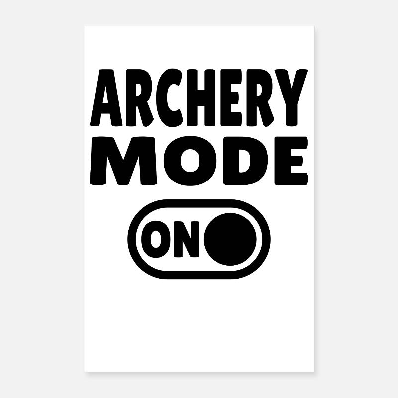 Mode tir à l’arc activé Poster 40 x 60 cm