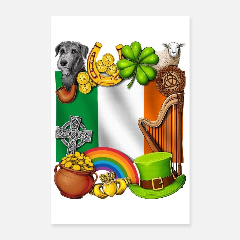 Irisches Erbe Poster 40x60 cm