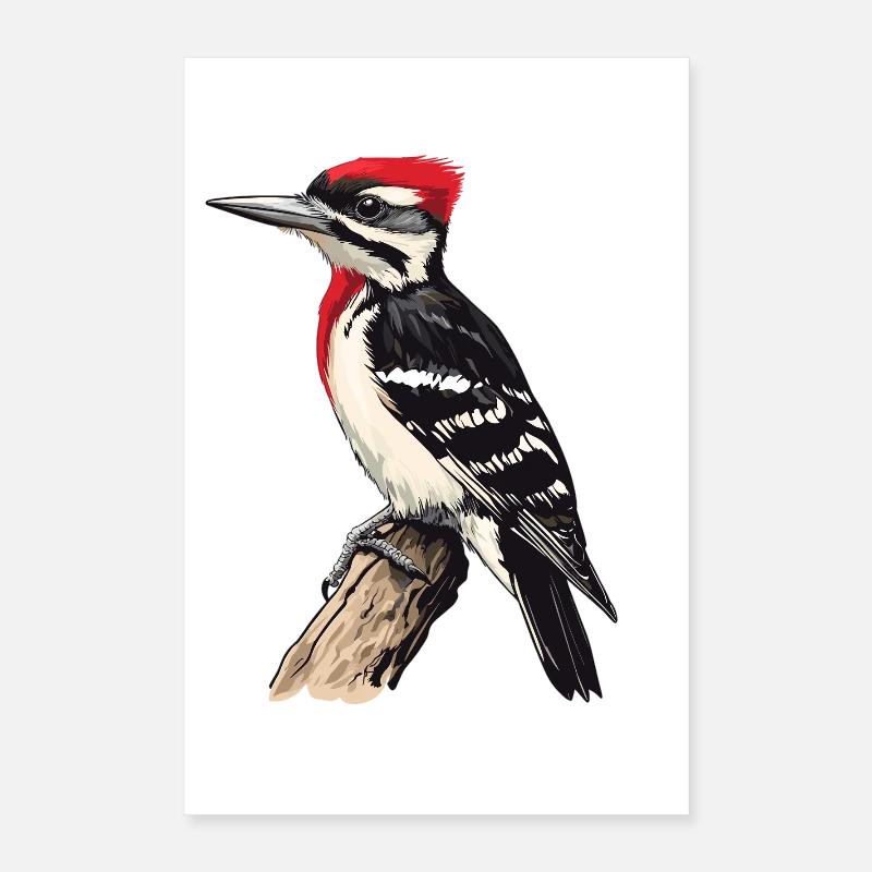 Spechte Specht Poster 40x60 cm