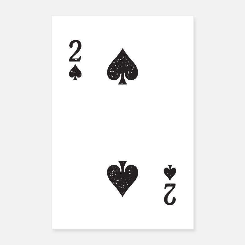 Two spades Poster 16" x 24" (40x60 cm)