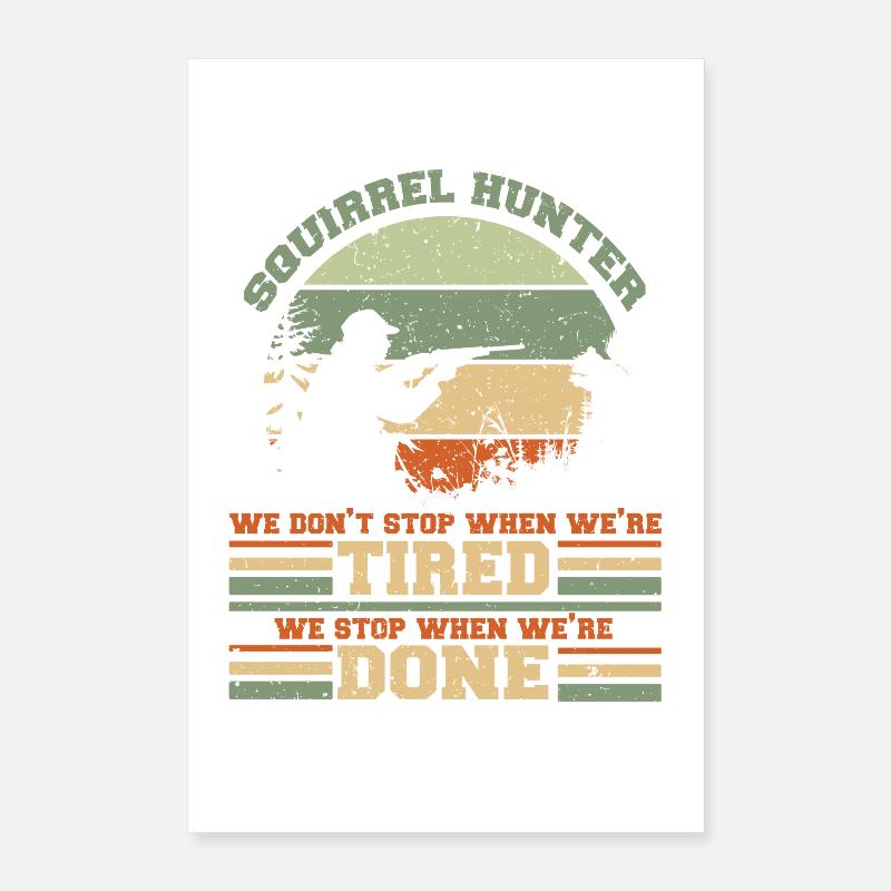 Chasseur d’écureuils Rat arboricole Poster 40 x 60 cm
