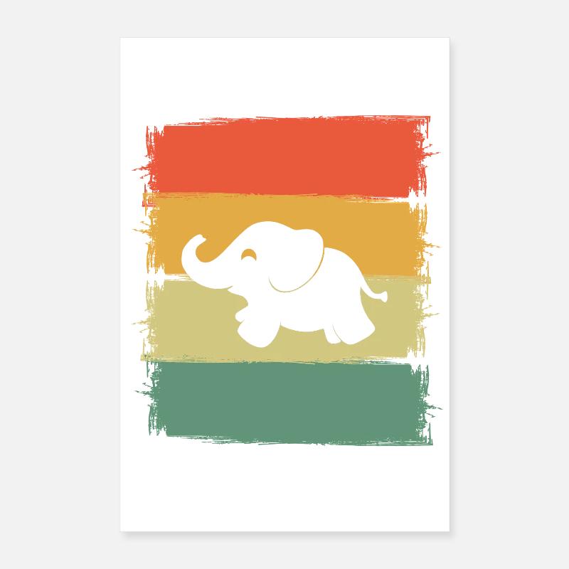 Elephant Poster 16" x 24" (40x60 cm)