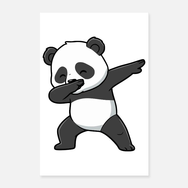Dabbing Panda Poster 16" x 24" (40x60 cm)