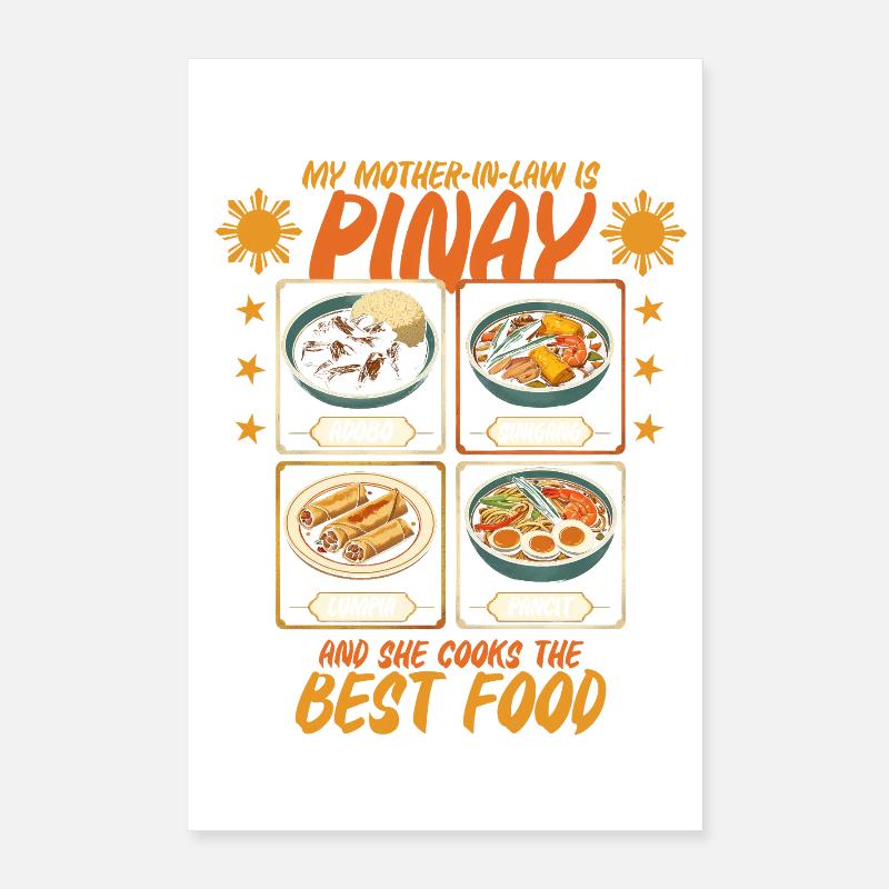 Pinay Schwiegermutter Philippinisch Poster 40x60 cm