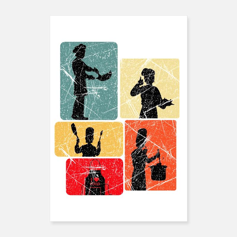 Cook Cook Cook Poster 16" x 24" (40x60 cm)