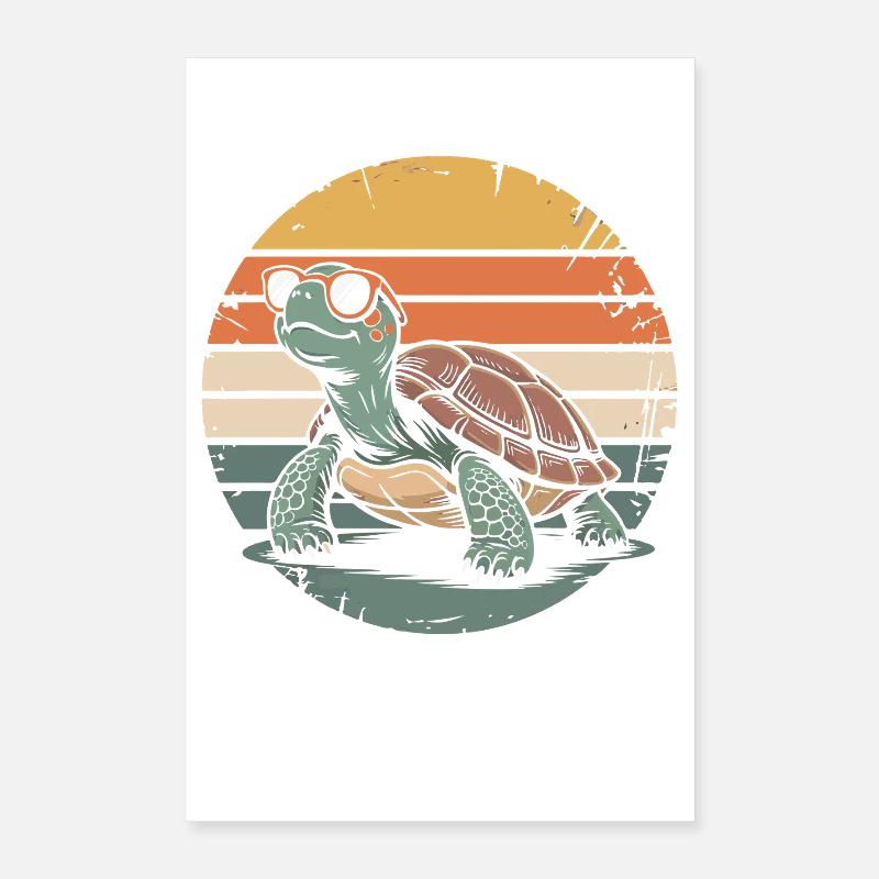 Schildkröte Poster 40x60 cm